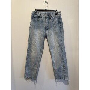 Brandy Melville Jeans Womens M Blue Straight High Rise John Galt Denim Ladies